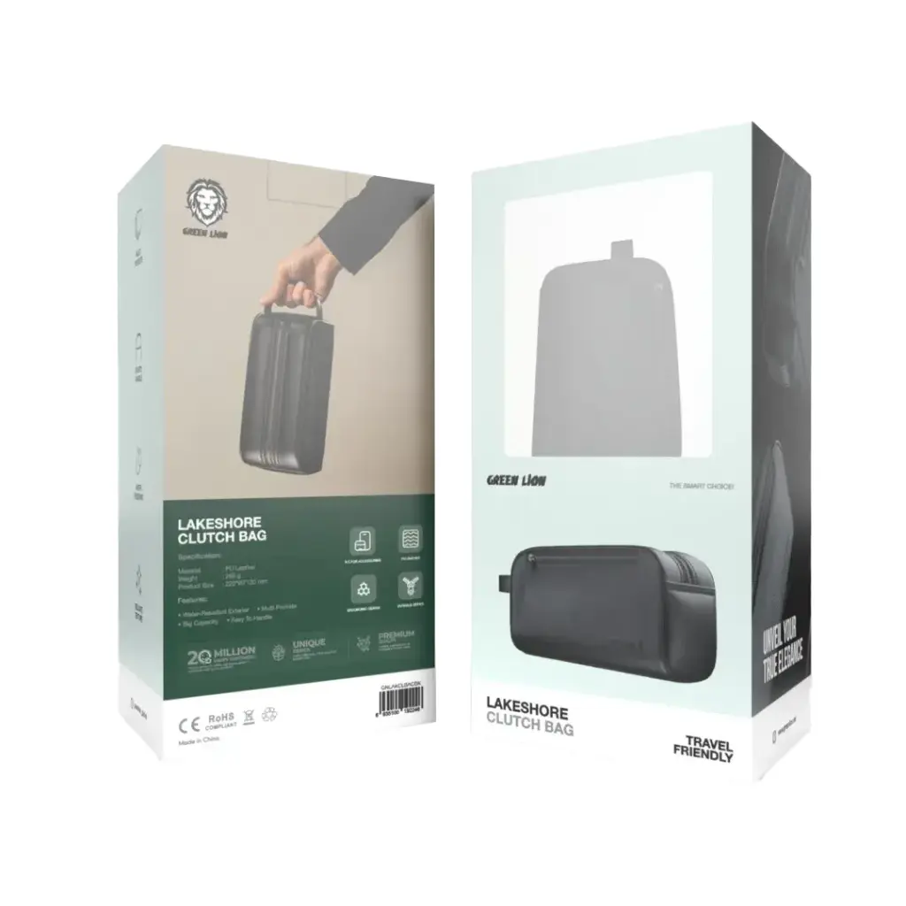 فروشگاه آنلاین نخلینو   - کیف اکسسوری لکشور گرین لاین Green Lakeshore Clutch Bag